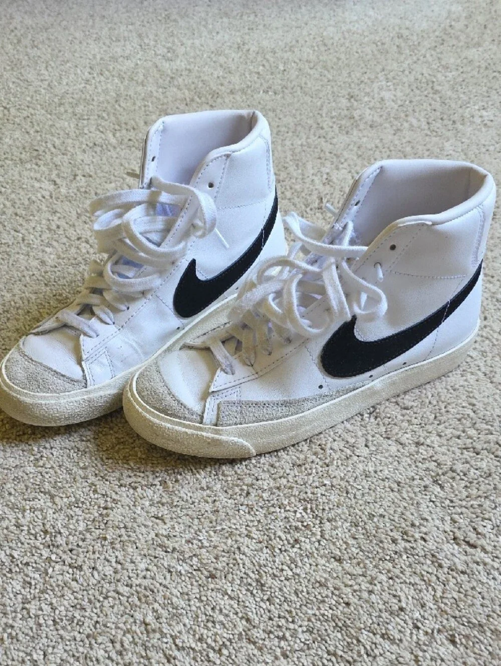 Nike Kids White High-Top Blazer Sneaker